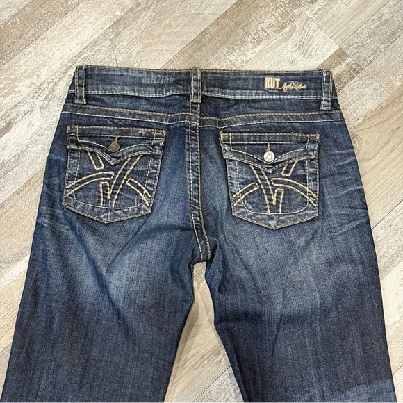 Women’s Factory Distressed So Low Kut From the Kloth Flair Boot Jeans -Size 6 - Picture 7 of 8